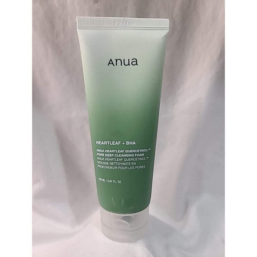 ANUA Heartleaf Quercetinol Pore Deep Cleansing Foam, Facial Cleanser, for Double